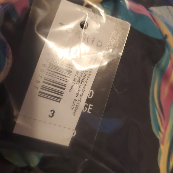 TORRID BATHING SUIT SIZE 3X Wireless High Neck One Piece Swimsuit Tropical Print - Picture 7 of 10